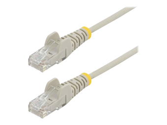 StarTech.com 3m Slim LSZH CAT6 Ethernet Cable, 10 Gigabit Snagless RJ45 100W PoE Patch Cord, CAT 6 10GbE UTP Network Cable wStrain Relief, Grey, ETL, Low Smoke Zero Halogen - Category 6 - 28AWG (N6PAT300CMGRS)