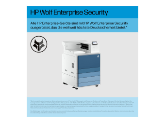 HP LaserJet Enterprise 8501x - Drucker - sw
