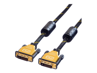 ROLINE GOLD - DVI-Kabel - Dual Link - DVI-D (M)