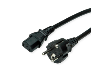 VALUE Netzkabel CEE77 gerade+ IEC-C13 gerade - StromNetzteil - 06 m