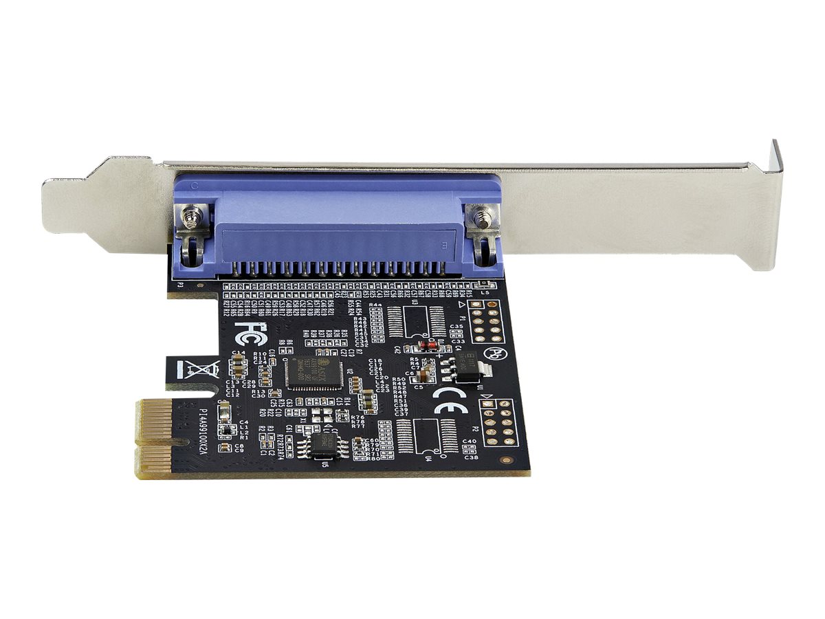 StarTech.com 1 Port PCIe-Erweiterungskarte - PCI-Express zu Parallele Schnittstellenkarte - Desktop-Erweiterungs-LPT-Controller für Drucker, Scanner & Plotter - SPPECP - StandardLow Profile (PEX1P2)