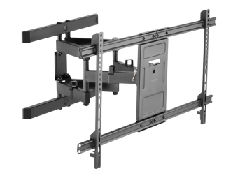 LogiLink Befestigungskit - für LCD TV - Stahl, ABS-Kunststoff - Schwarz - Bildschirmgröße 109.2-228.6 cm (43"-90")