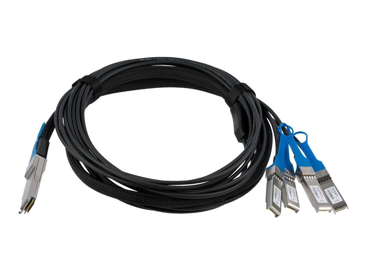 StarTech.com 3m QSFP+ Breakout Kabel - QSFP+ auf 4x SFP+