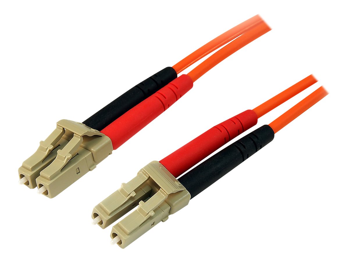 StarTech.com 15m Fiber Optic Cable - Multimode Duplex 50125 - LSZH - LCLC - OM2 - LC to LC Fiber Patch Cable - Netzwerkkabel - LC Multi-Mode (M)