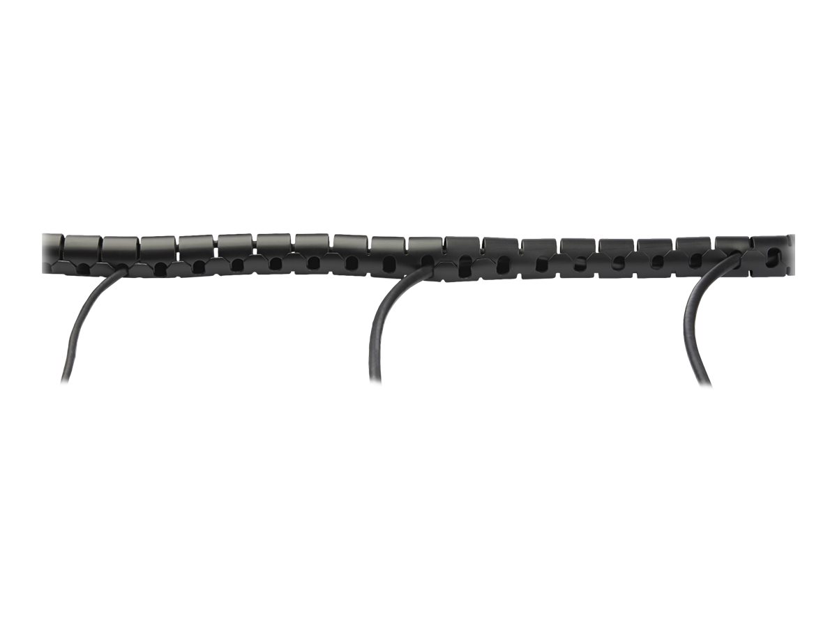 StarTech.com CMSCOILED2 Kabelbündelschlauch (2,5 m, 25mm  1 Zoll Durchmesser, erweiterbarer Spiralkabel-Organizer)
