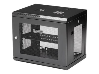 StarTech.com RK9WALM Serverschrank (9HE zur Wandmontage mit Scharnier 38cm tief Netzwerkschrank)