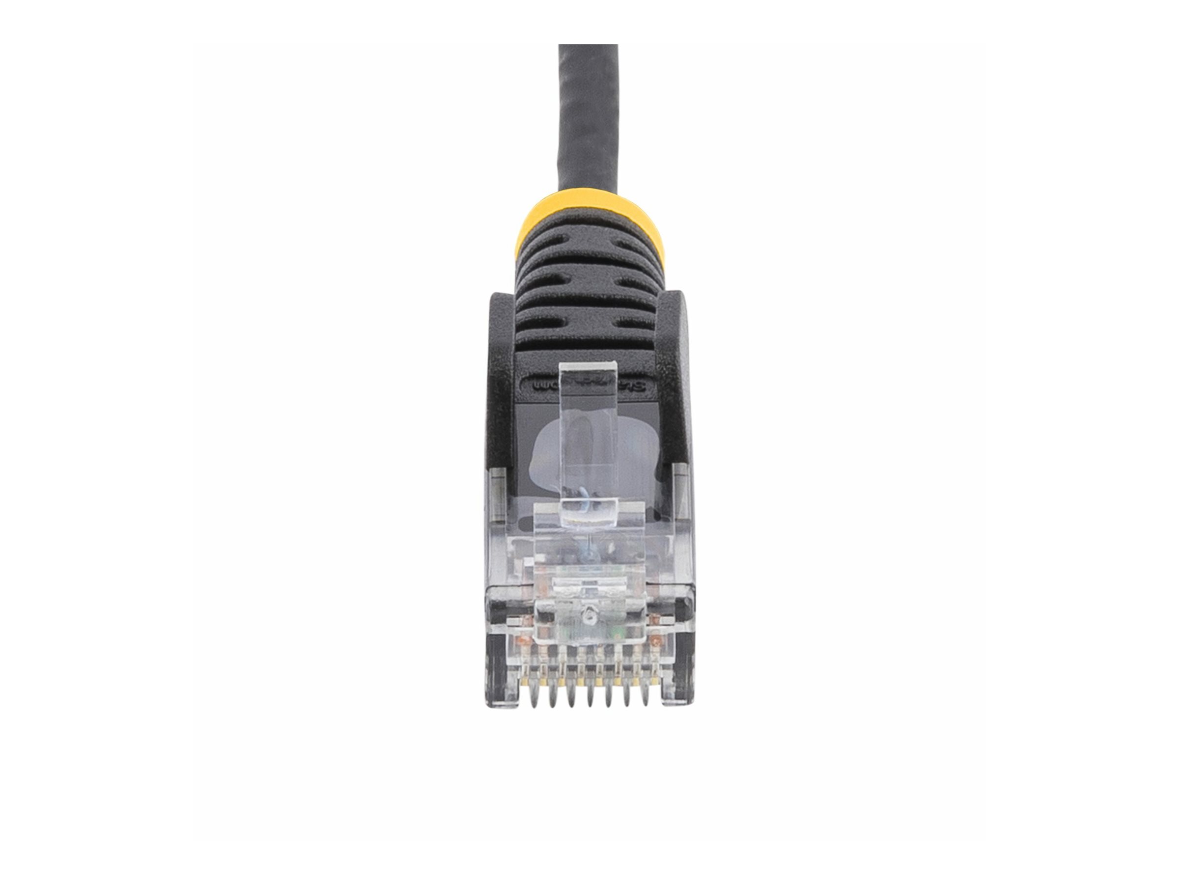StarTech.com 15m Black Slim CAT6 Ethernet Cable, Snagless, 28AWG, LSZH - Patch-Kabel - RJ-45 (M)
