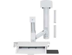 Ergotron Befestigungskit (CPU-Halter, Tastatur-Tablett, Monitorhalterung) - für LCD-Display  PC-Ausrüstung - kleiner CPU-Halter - Aluminium, hochwertiger Kunststoff - weiß - Bildschirmgröße bis zu 61 cm (bis zu 24 Zoll)