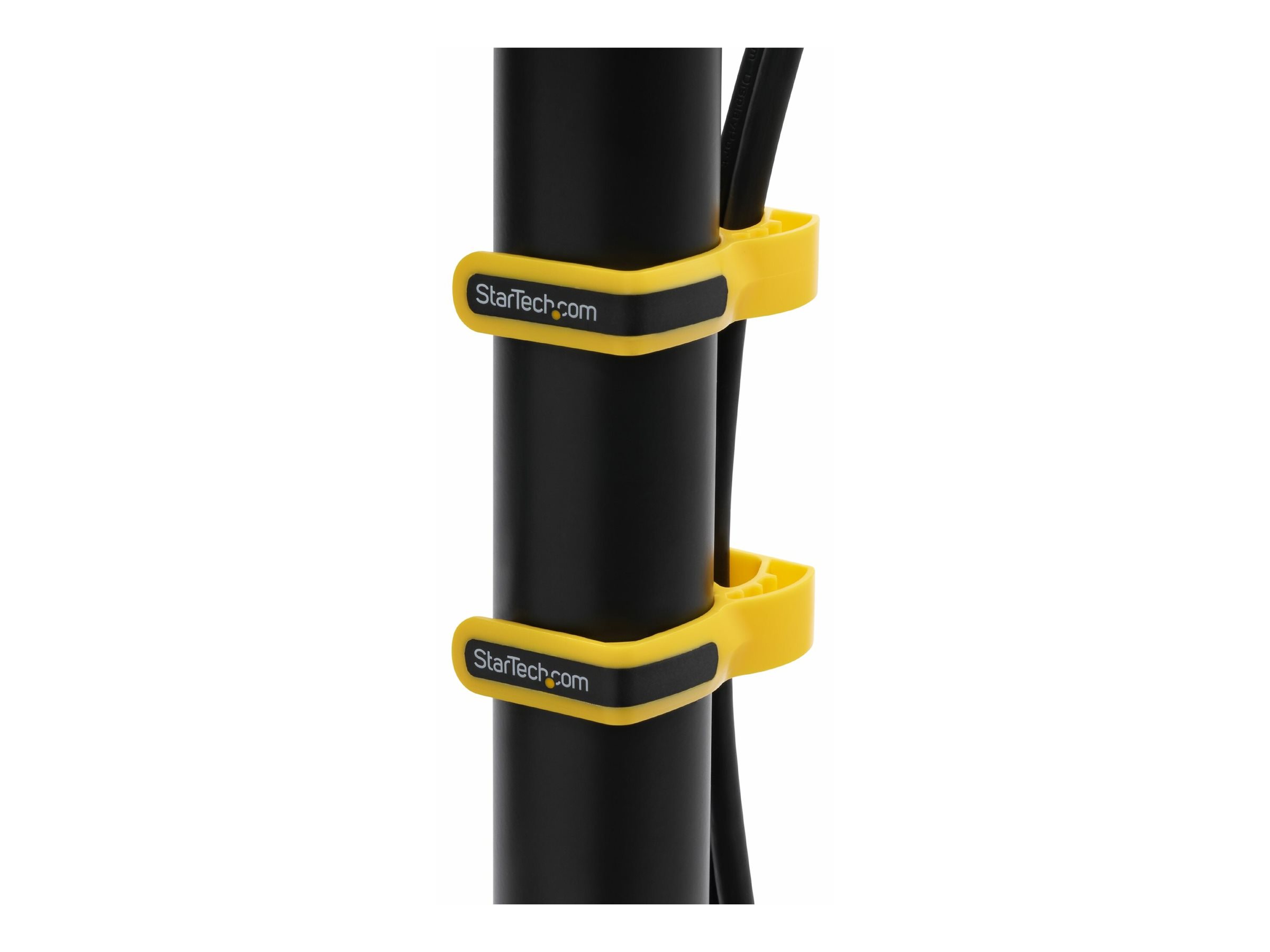 StarTech.com Startech Vertikale Dual Monitorhalterung - Heavy Duty Stahl - Für VESA Monitore bis zu 27 Zoll - Verstellbarer zweifach Moniotrständer - Aufstellung - für 2 Monitore - stabiler Stahl - Schwarz - Bildschirmgröße 33-68.6 cm (13"-27")