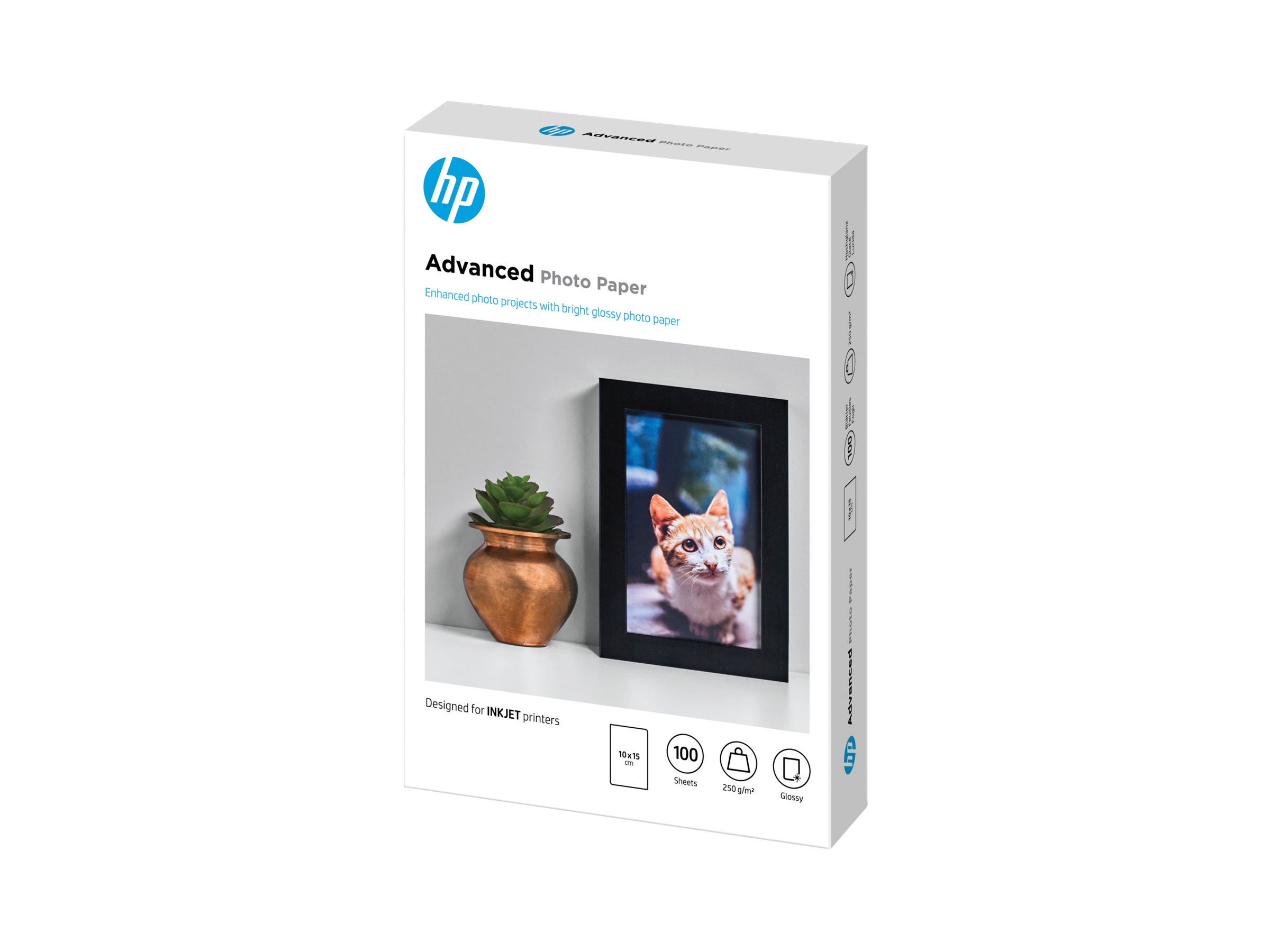 HP Advanced Glossy Photo Paper - Glänzend - 100