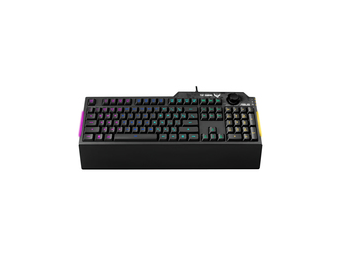 ASUS TUF Gaming K1 - Kabelgebunden - USB - Membran Key Switch - QWERTY - RGB-LED - Schwarz