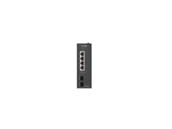 D-Link DIS 100G-06P - Switch - industriell - unmanaged - 4 x 101001000 (PoE)