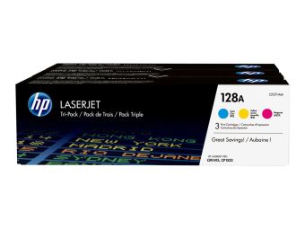 HP 128A - 3er-Pack - Gelb Cyan Magenta - original - LaserJet - Tonerpatrone (CF371AM)
