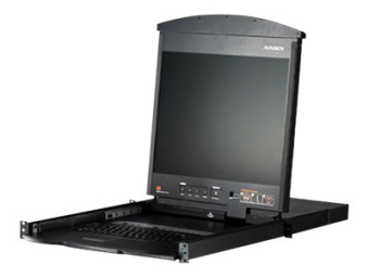 ATEN ALTUSEN KL1508AM - KVM-Konsole mit KVM-Switch - 8 Anschlüsse - PS2 USB - 43.2 cm (17)