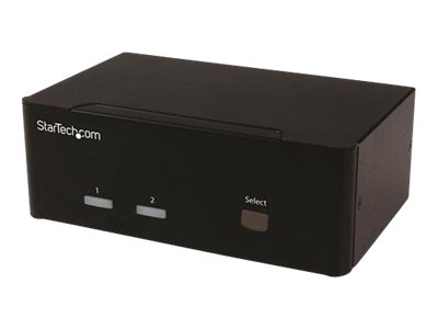 StarTech.com 2 Port KVM Switch mit Dual-VGA und 2-fach USB Hub