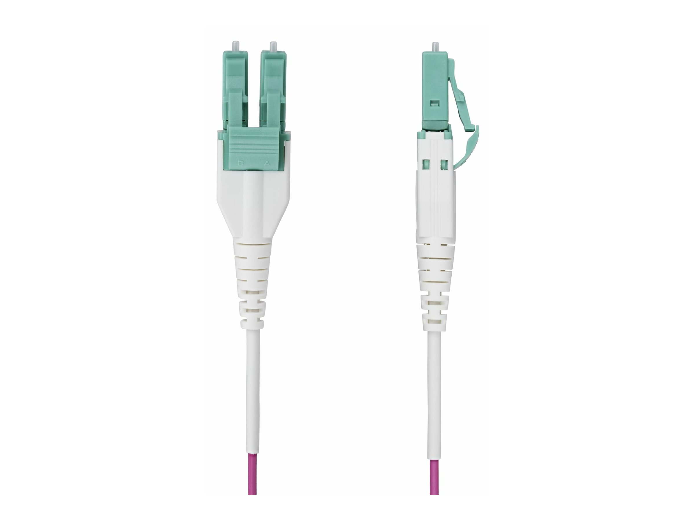 StarTech.com 10m (33ft) LCLC (UPC) OM4 Multimode Fiber Optic Cable, OFNR - Patch-Kabel - LCUPC Duplex Multi-Mode (M)