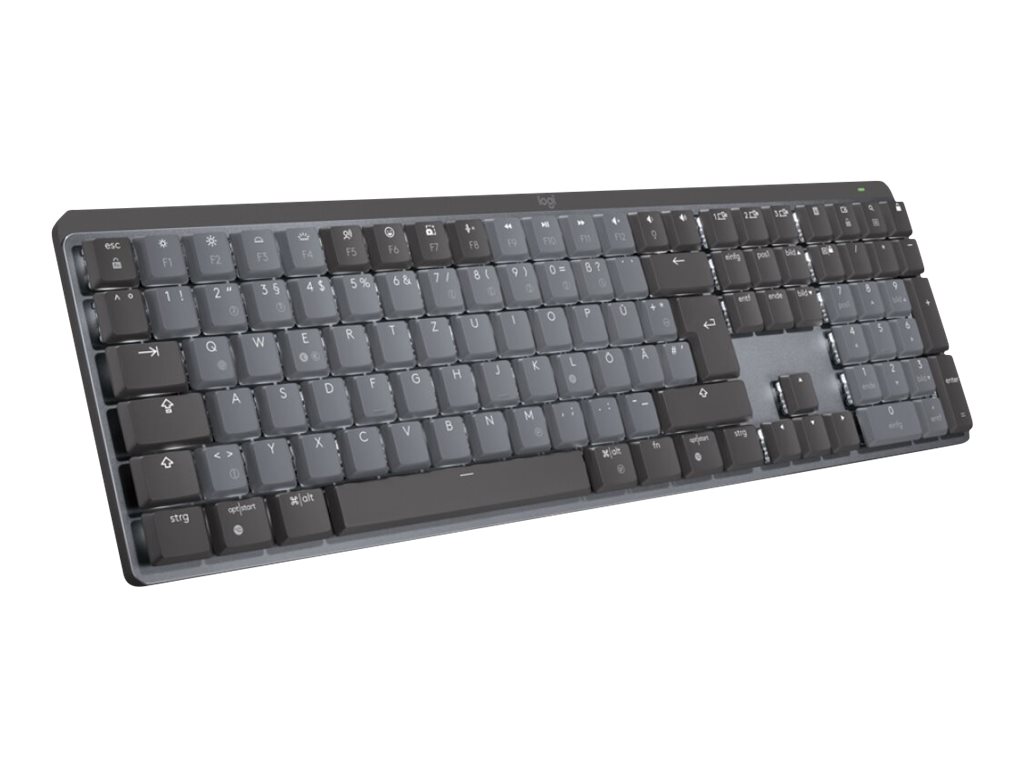 Logitech Master Series MX Mechanical - Tastatur - hinterleuchtet - kabellos - Bluetooth LE - QWERTY - Nordisch (DänischFinnischNorwegischSchwedisch)