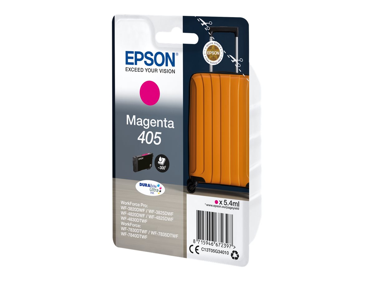 Epson 405 - 5.4 ml - Magenta - original - Blister mit RF-  akustischem Alarmsignal