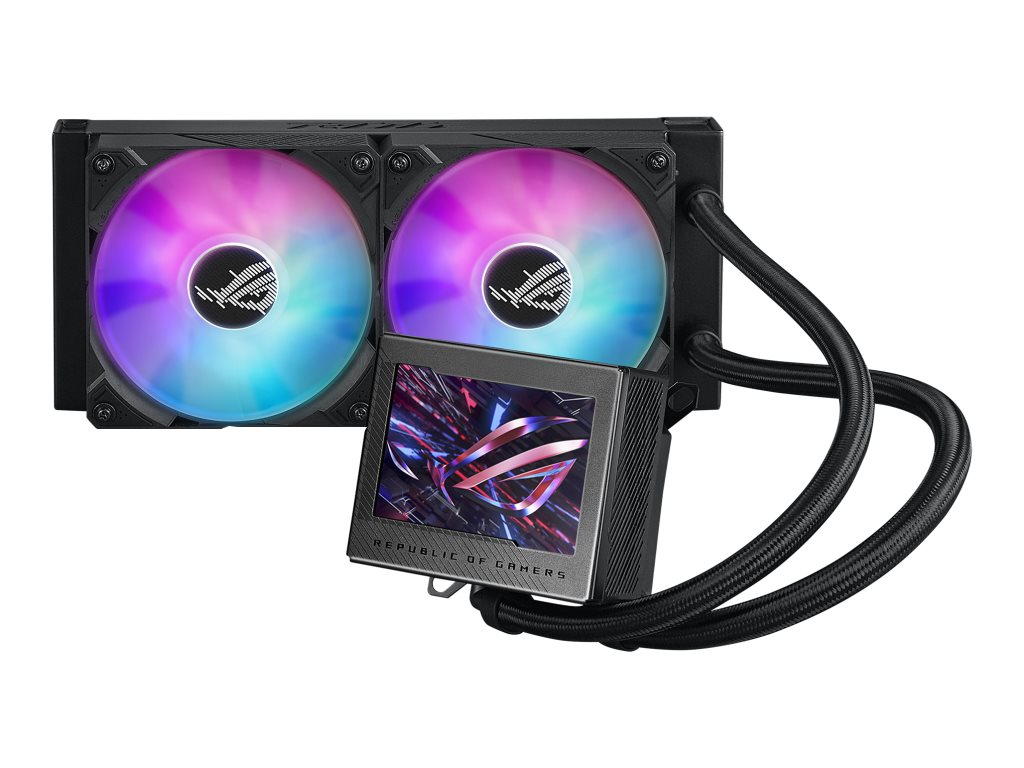 ASUS ROG RYUJIN III 240 ARGB - Prozessor-Flüssigkeitskühlsystem - mit LCD-Display - (für LGA115x Socket, LGA1200, LGA1700, AM4, AM5)