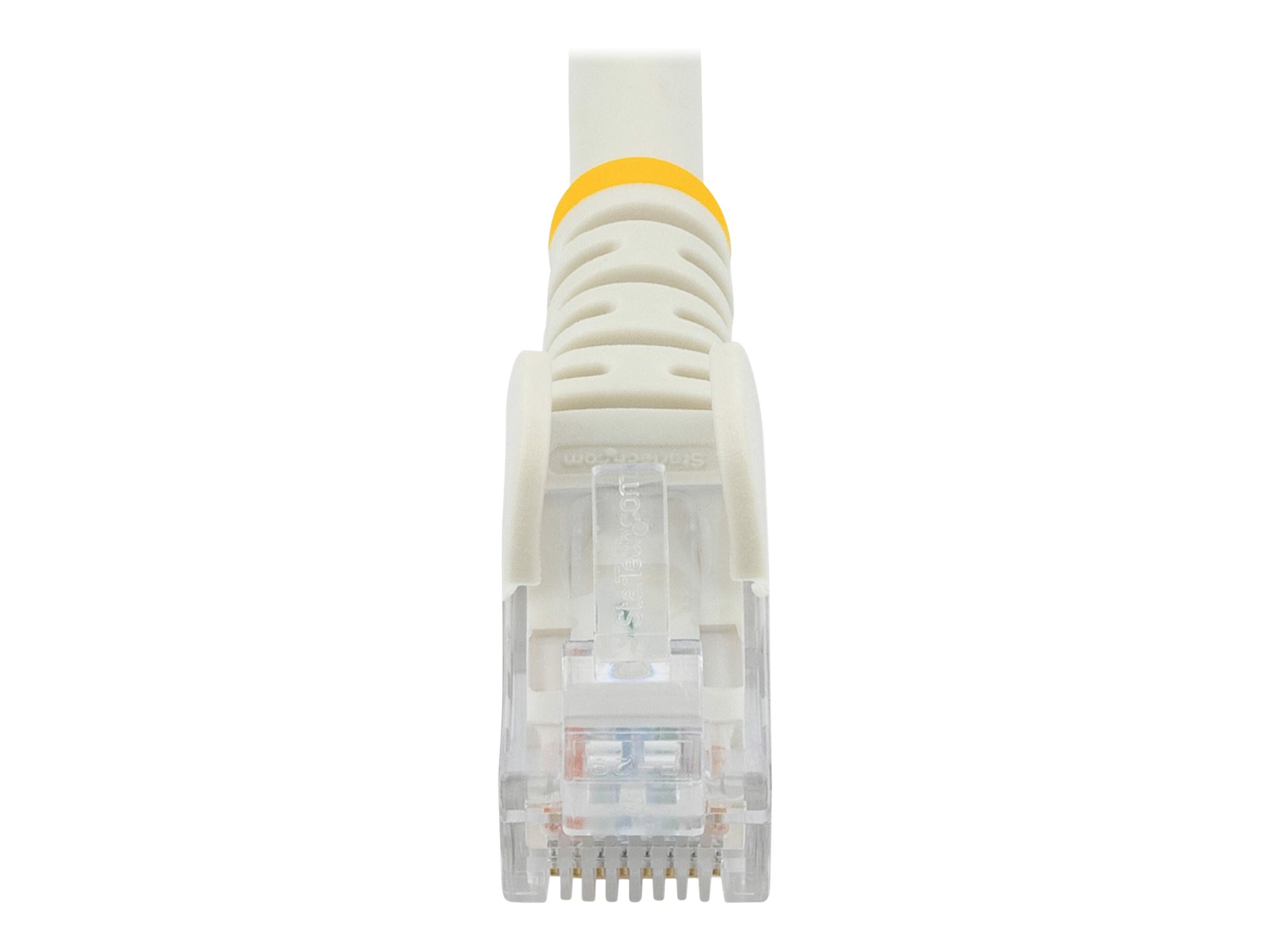 StarTech.com 1m Cat6 UTP RJ45 Gigabit Patchkabel Snagless - Cat 6 Netzwerkkabel mit Schutzmanschette - Cat.6 Patch-Kabel - Weiß - Patch-Kabel - RJ-45 (M)