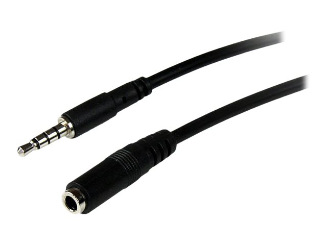 StarTech.com 2m 4 Pol. 3,5mm Klinke Verlängerungskabel