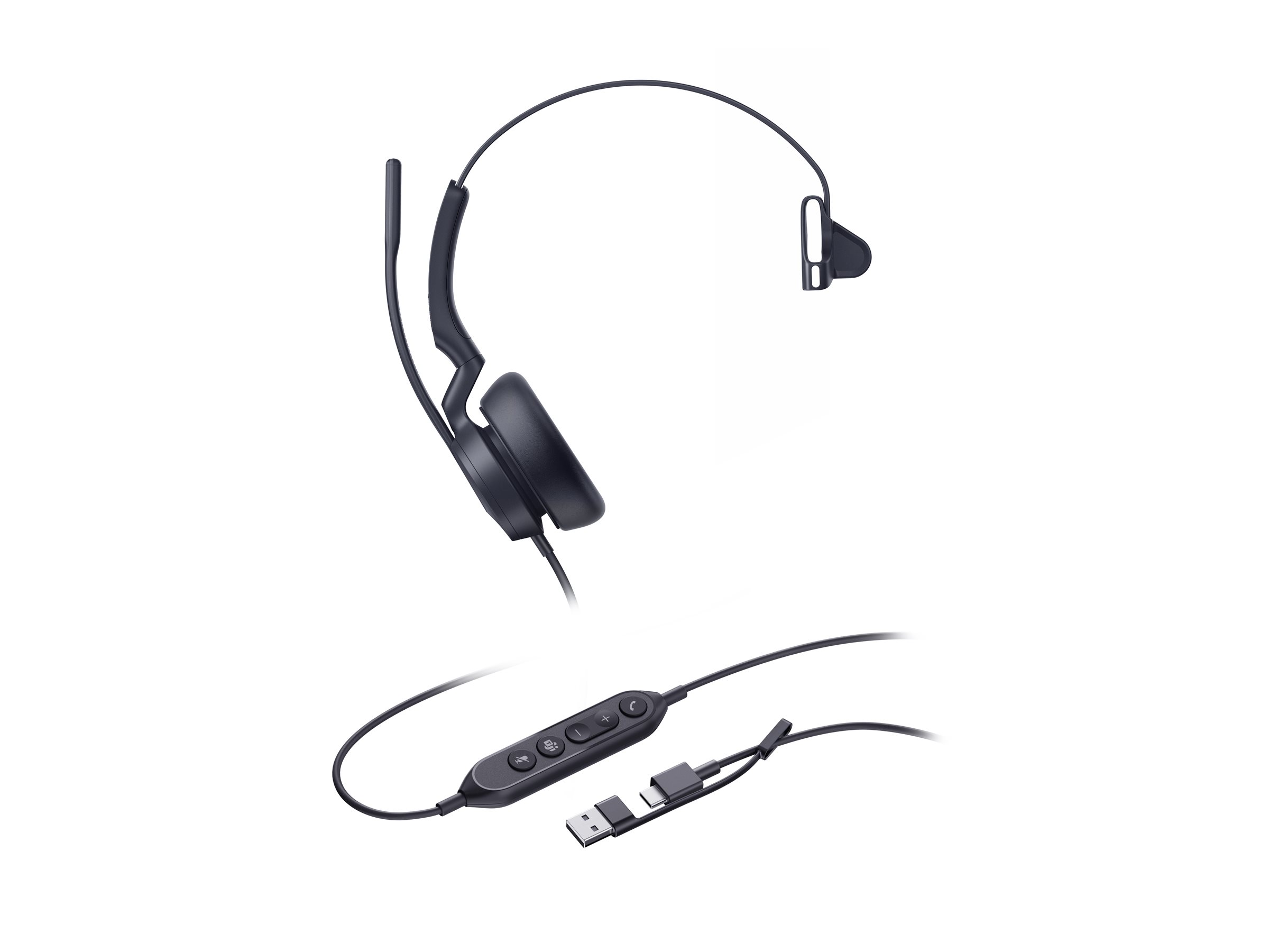 Yealink UH46 Mono - Headset - On-Ear - kabelgebunden