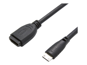 VALUE HDMI-Adapter - 19 pin mini HDMI Type C männlich zu HDMI weiblich
