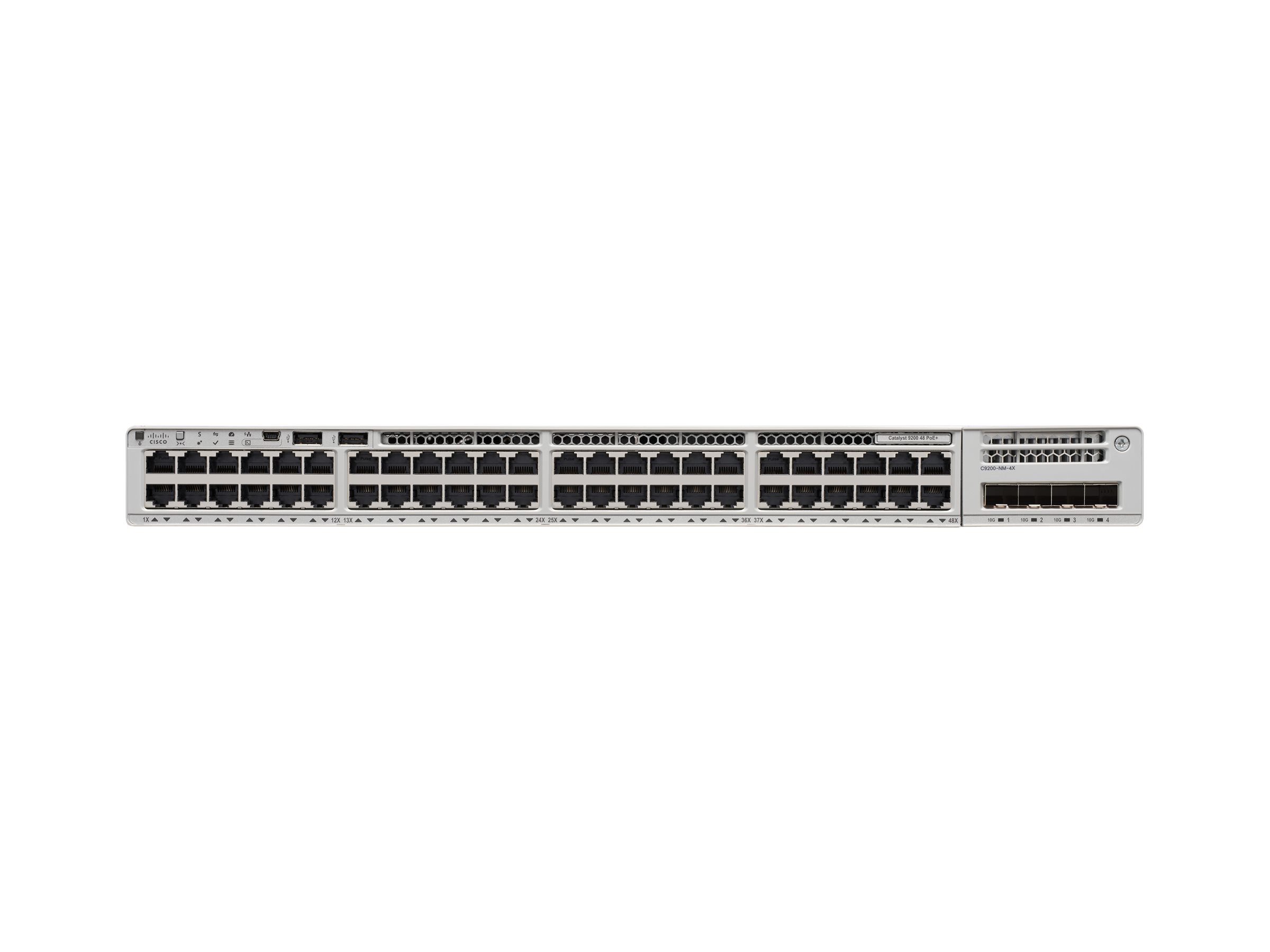 Cisco Catalyst 9200 - Network Advantage - Switch - L3 - Smart - 48 x 101001000 (PoE+)
