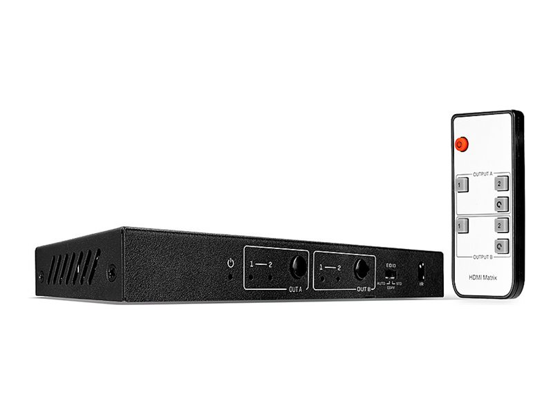 Lindy 2x2 HDMI 18G Matrix - VideoAudio-Schalter
