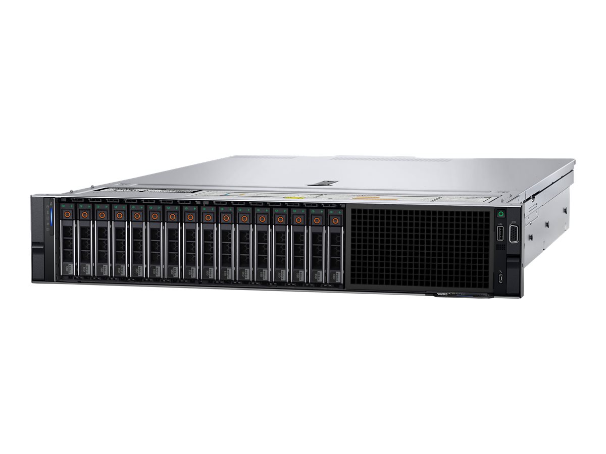 Dell PowerEdge R550 - Server - Rack-Montage - 2U - zweiweg - 1 x Xeon Silver 4310  2.1 GHz - RAM 16 GB - SAS - Hot-Swap 8.9 cm (3.5")