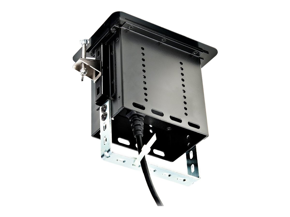 StarTech.com Dockingstation für Konferenzräume - Universelles Laptop Dock - 4K HDMI, 60W PD, USB Hub, GbE, Audio In-Table Connectivity Box für HuddleBoardroom Collaboration Space (KITBZDOCK)