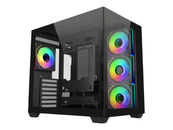Cooler Master Elite 681 - Mid tower - ATX - Seitenteil mit Fenster (gehärtetes Glas)