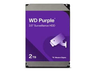 WD Purple Surveillance WD23PURZ - Festplatte - 2 TB - intern - 3.5 (8.9 cm)
