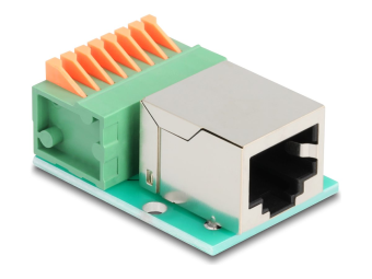 Delock Netzwerkadapter - RJ-45 (W) zu 8-polige Anschlussleiste