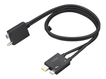 Lenovo Split Cable - Thunderbolt-Kabel - USB-C-Stromanschluss zu 24 pin USB-C, Slim Tip