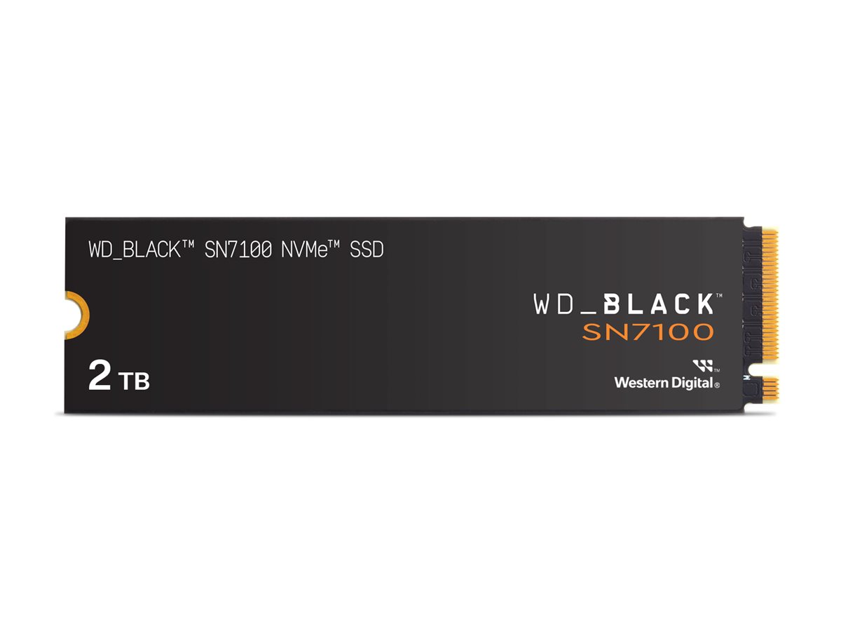 WD_BLACK SN7100 WDS200T4X0E - SSD - 2 TB - intern - M.2 2280 - PCIe 4.0 x4 (NVMe)