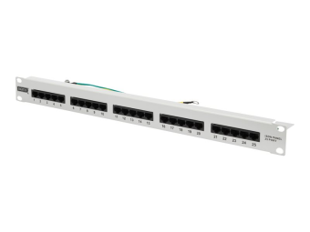 DIGITUS CAT 3 ISDN Patch Panel, ungeschirmt