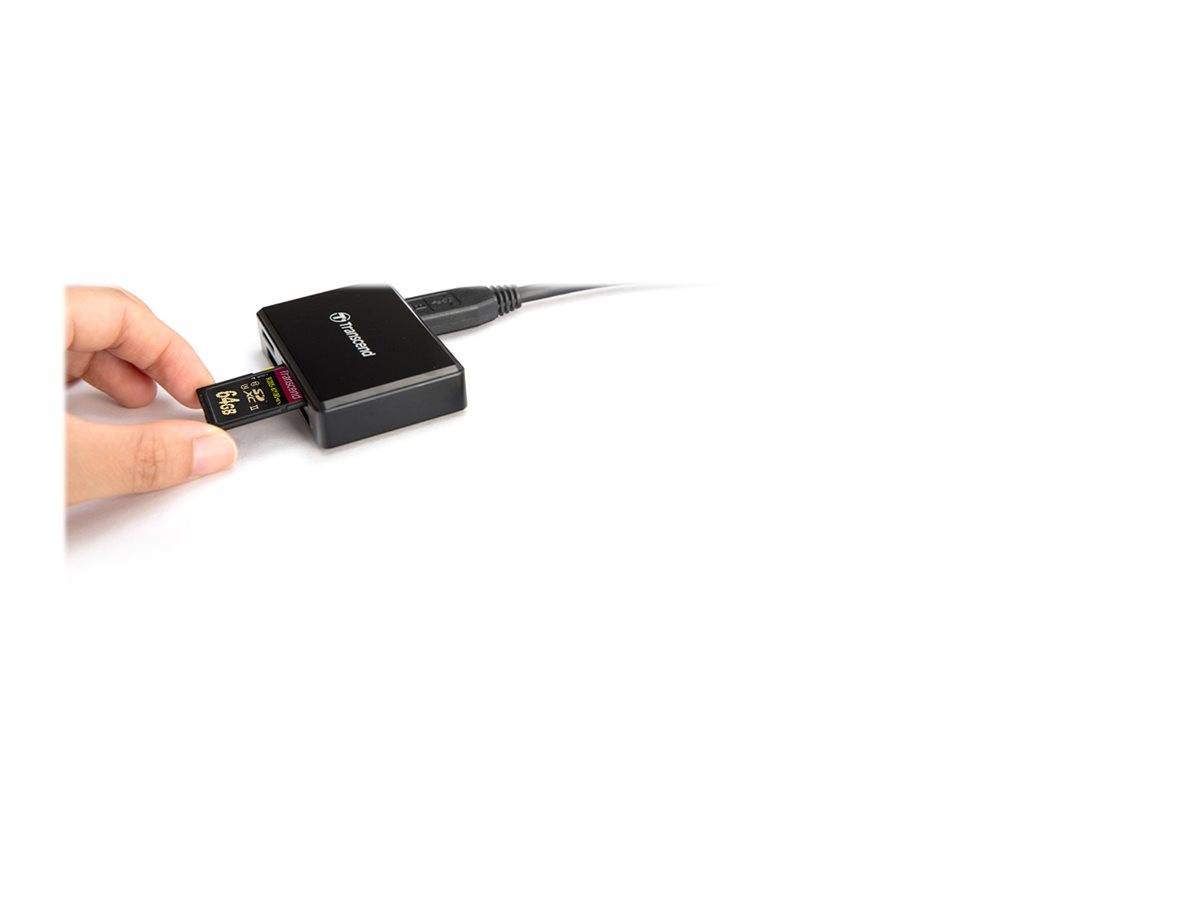 Transcend RDF9 - Kartenleser - All-in-one (CF UDMA, microSDHC UHS-I, microSDXC UHS-I, SDHC UHS-I, SDHC UHS-II, SDXC UHS-I, SDXC UHS-II)