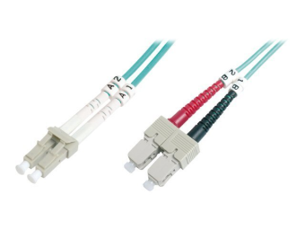 DIGITUS LWL Multimode OM 3 Patchkabel LC  SC