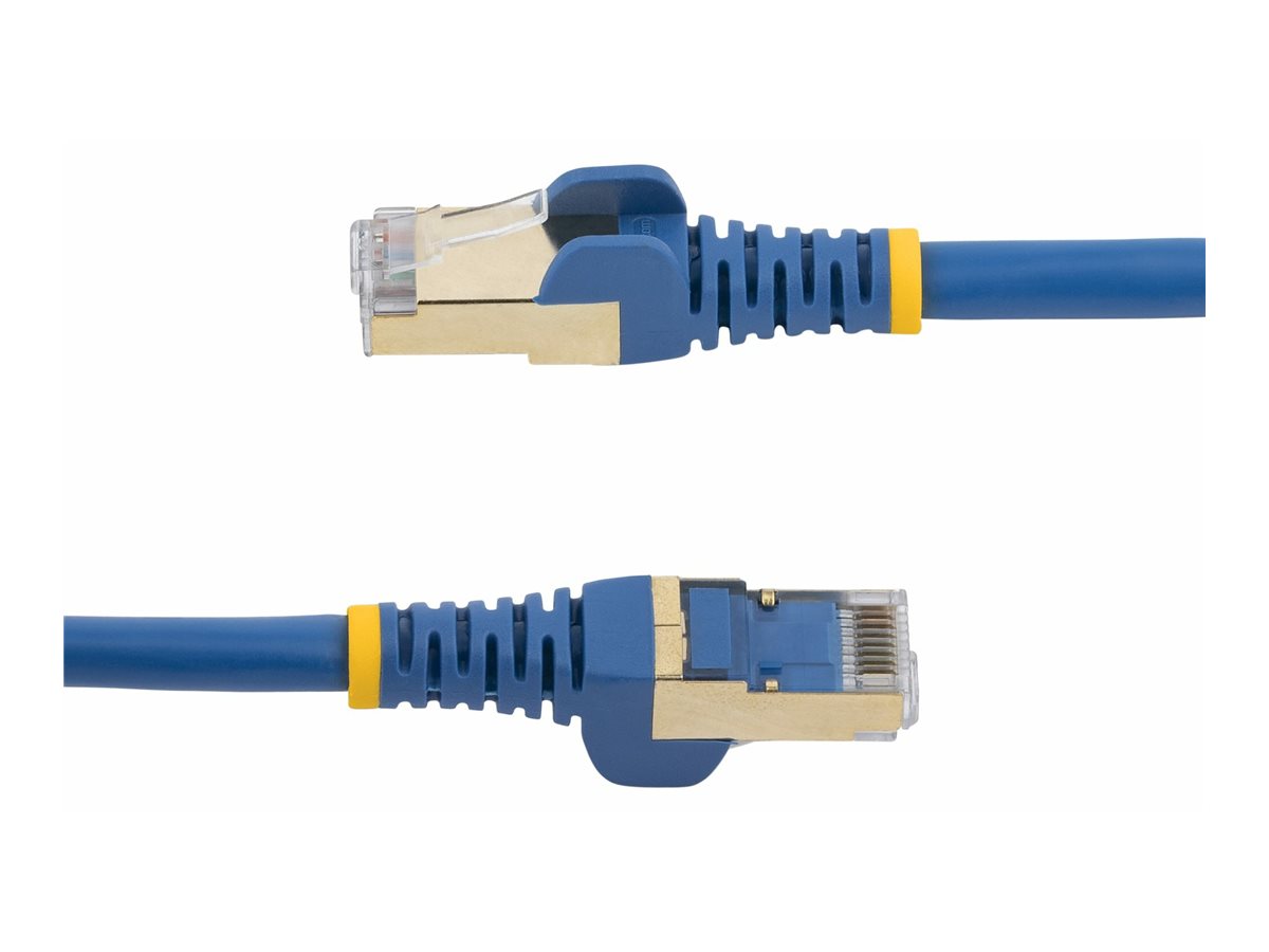 StarTech.com 7m CAT6A Ethernet Cable, 10 Gigabit Shielded Snagless RJ45 100W PoE Patch Cord, CAT 6A 10GbE STP Network Cable wStrain Relief, Blue, UL Certified WiringTIA - Category 6A - 26AWG (6ASPAT7MBL)