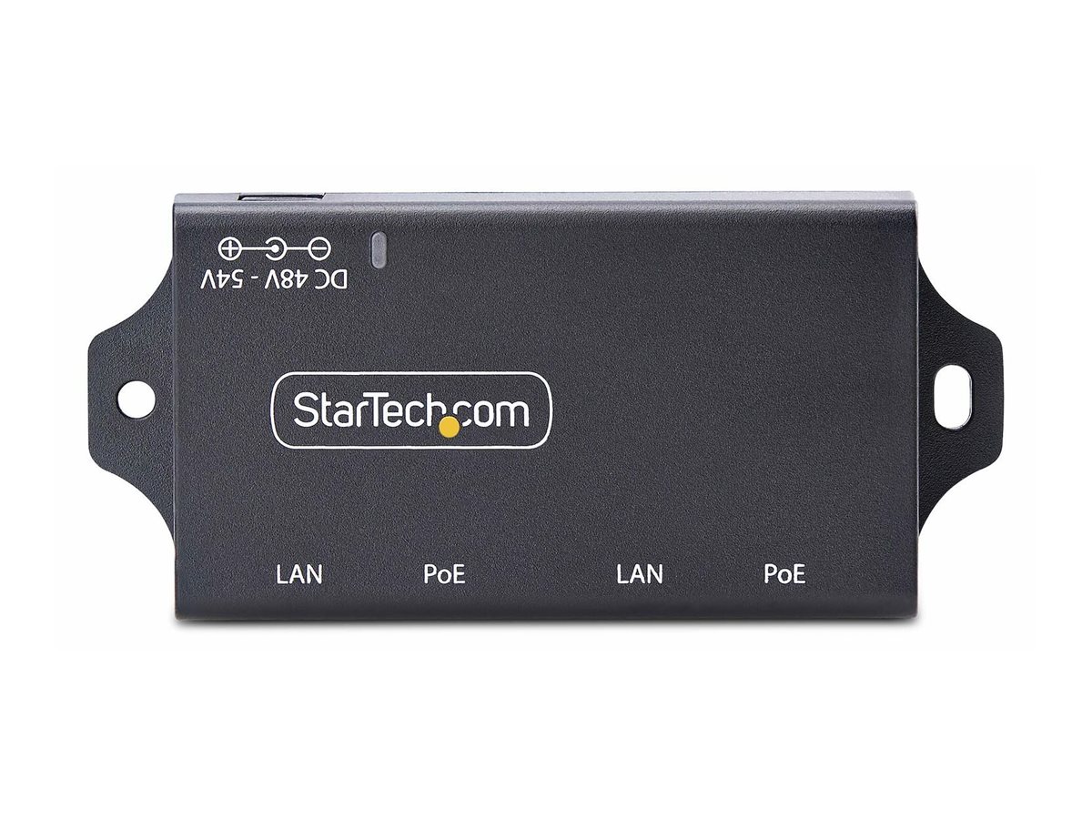 StarTech.com 2-Port Gigabit PoE+ Injector, PoEPoE+ (802.3af802.3at)