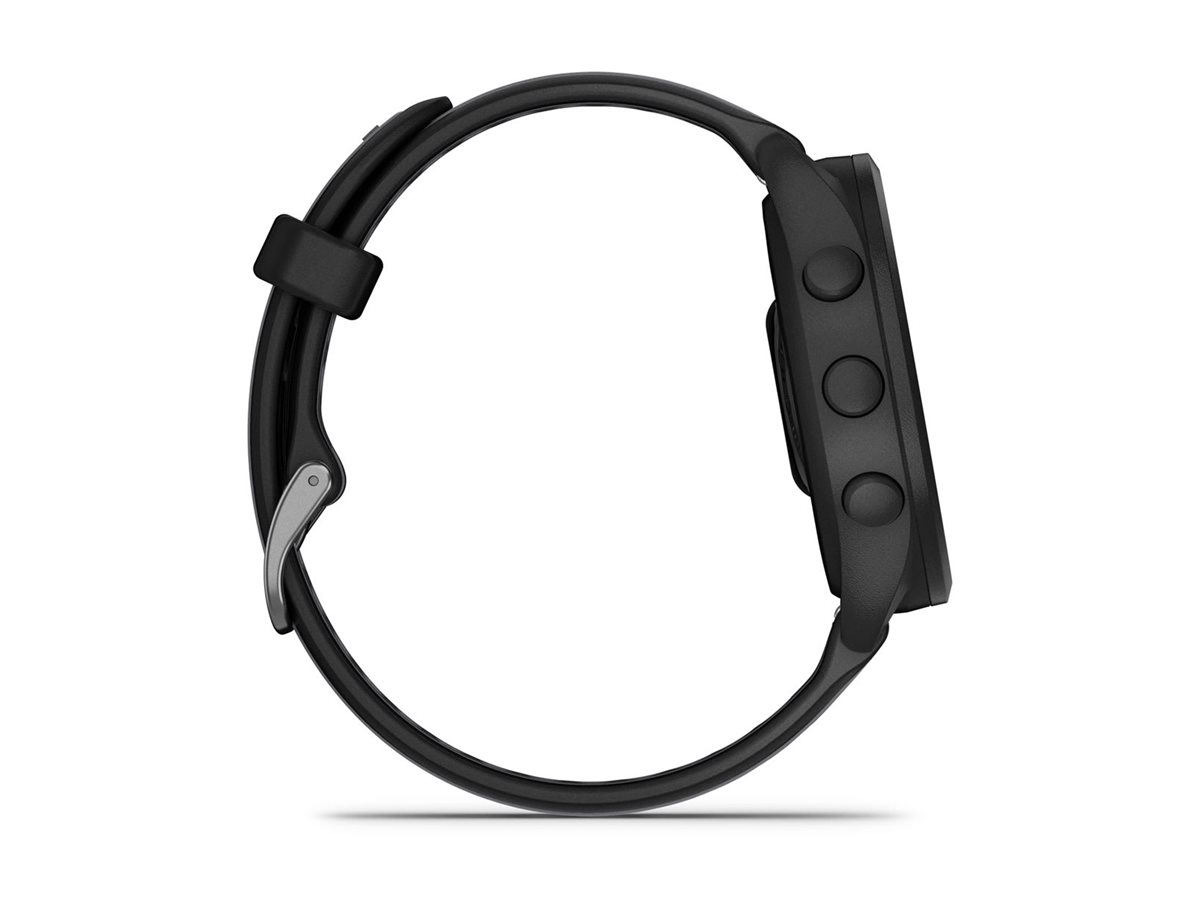 Garmin Forerunner 165 Music - Schwarz - Sportuhr mit Band - Silikon - Slate Gray - Handgelenkgröße 126-203 mm - Anzeige 3 cm (1.2")