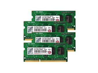 Transcend JetMemory - DDR3 - Kit - 16 GB 4 x 4 GB - SO DIMM 204-PIN - 1600 MHz  PC3-12800 - CL11 - 1.5 V - ungepuffert - non-ECC - für Apple iMac 27" (Late 2012)