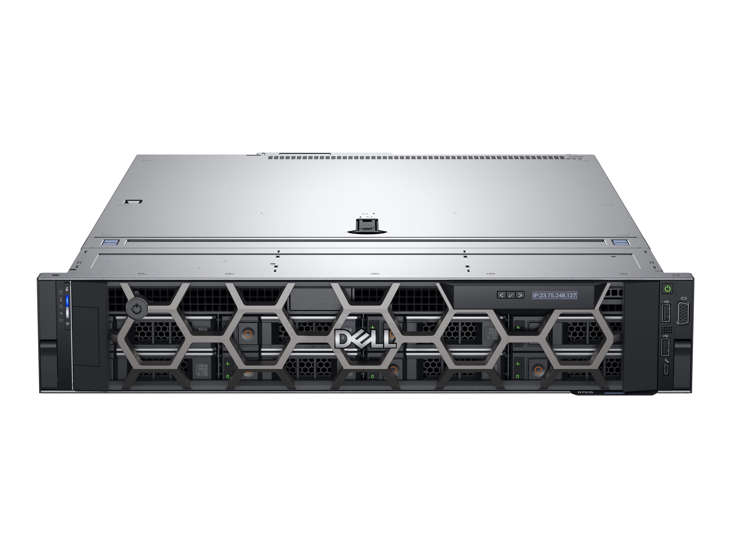 Dell PowerEdge R7515 - Server - Rack-Montage - 2U - 1-Weg - 1 x EPYC 7313P  3 GHz - RAM 32 GB - SAS - Hot-Swap 8.9 cm (3.5")