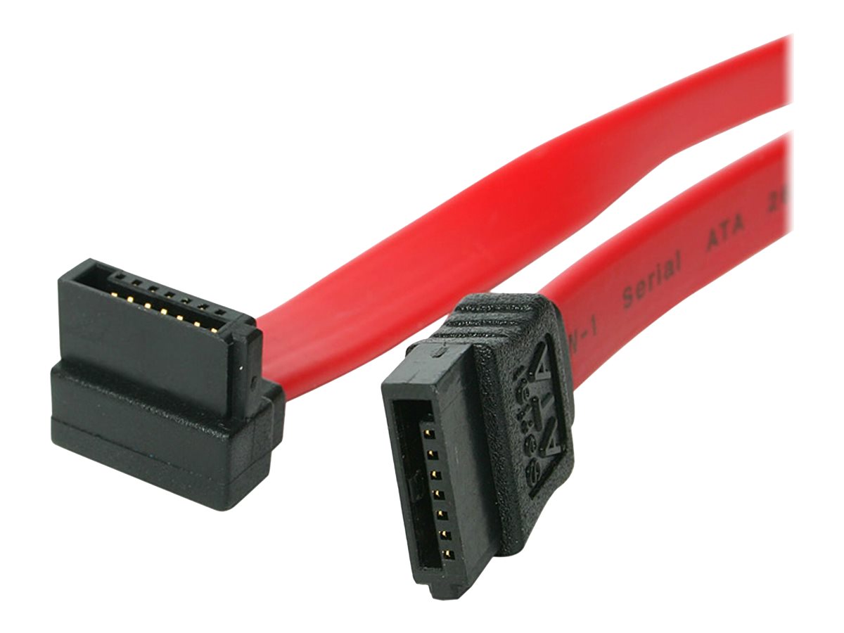 StarTech.com 60cm SATA Serielles ATA-Kabel rechts gewinkelt - BuBu - S-ATA Anschlusskabel - SATA-Kabel - Serial ATA 150300600 - SATA (R)