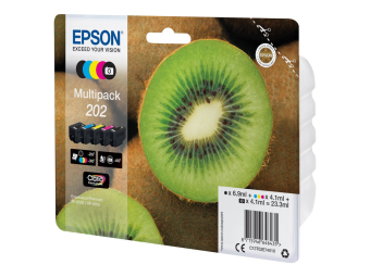 Epson Multipack 202 - 5er-Pack - Schwarz, Gelb