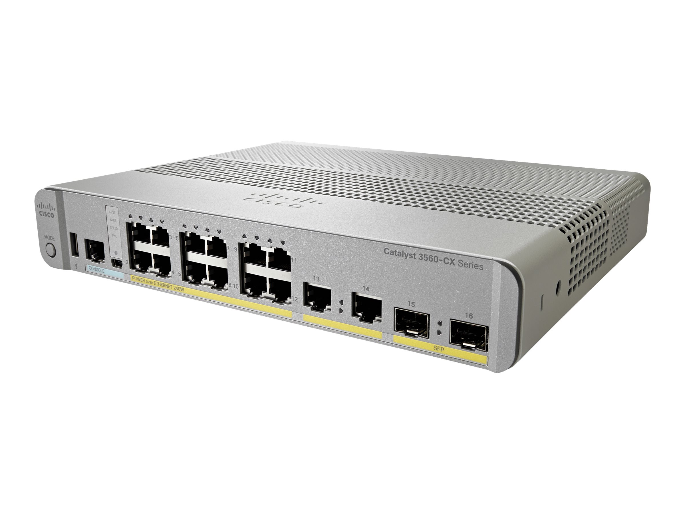 Cisco Catalyst 3560CX-12PC-S - Switch - managed - 12 x 101001000 (PoE+)