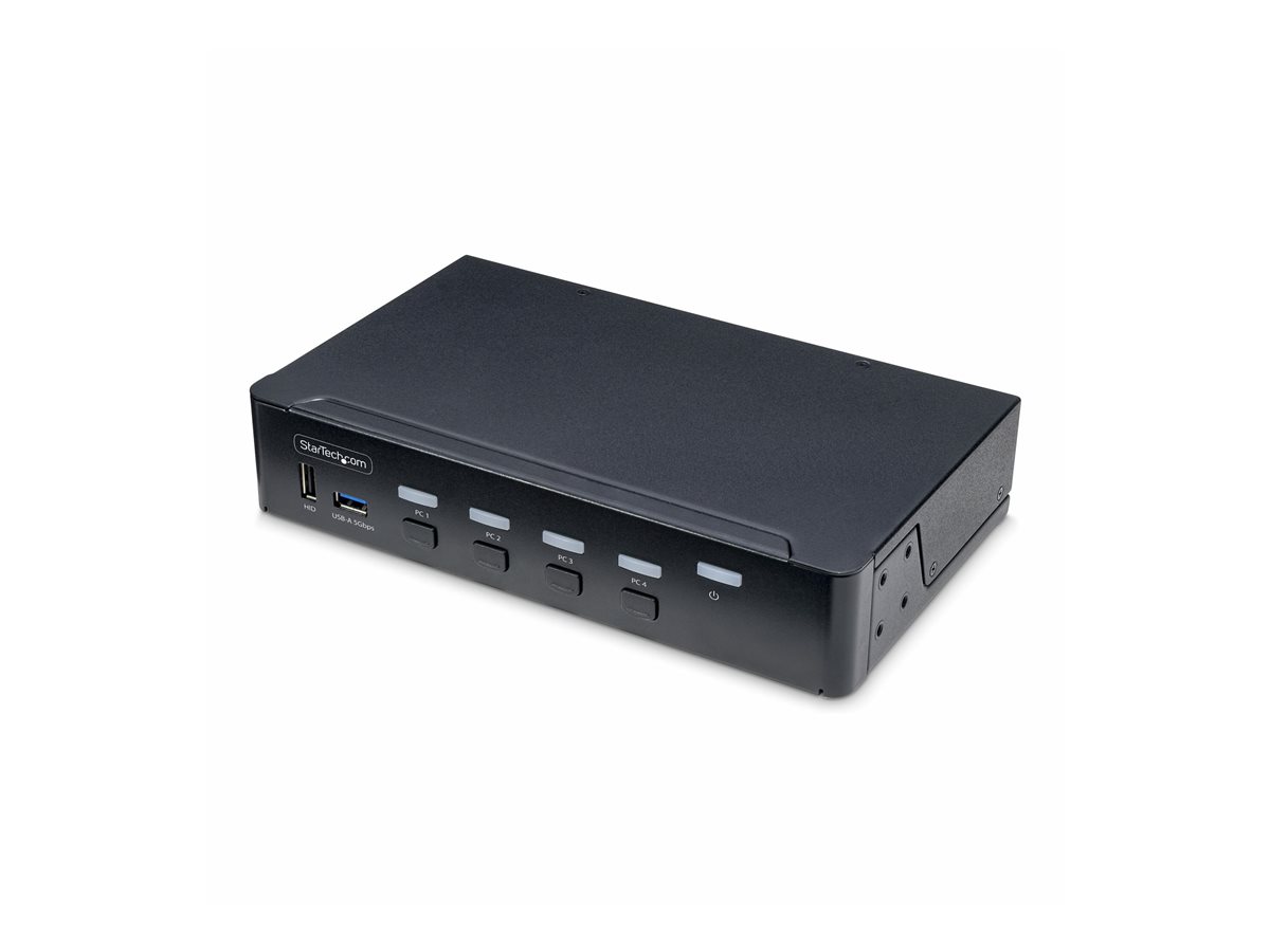 StarTech.com 4-Port DisplayPort KVM Switch 4K 60Hz TAA Compliant