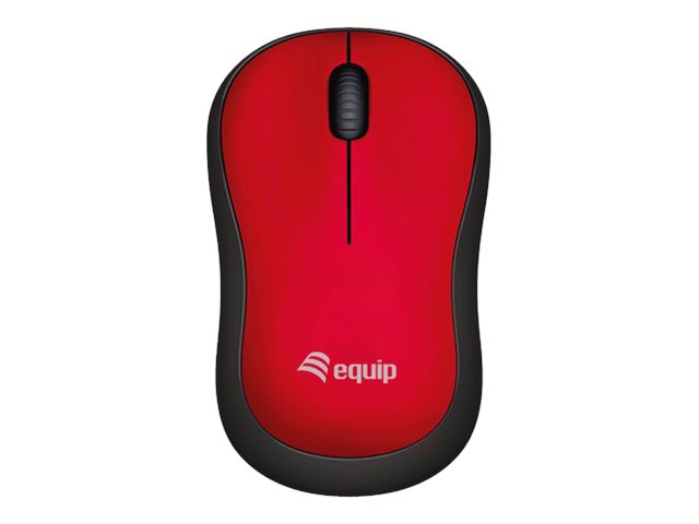 Equip Maus - Komfort - rechts- und linkshändig - optisch - kabellos - 2.4 GHz - kabelloser Empfänger (USB)
