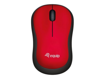 Equip Maus - Komfort - rechts- und linkshändig - optisch - kabellos - 2.4 GHz - kabelloser Empfänger (USB)